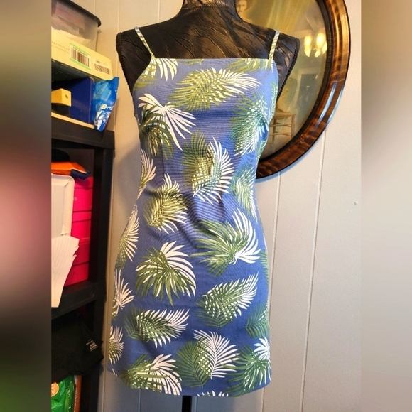 NWT Urban Outfitters med Sundress Palm Leaf mini dress - Picture 1 of 15